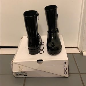 Aldo Haiden rubber rain boots - black